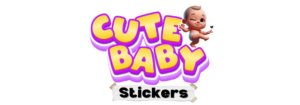 dfy cute baby stickers